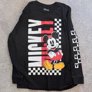 Disney Long sleeve T-shirt, size medium, black with Disney Design.